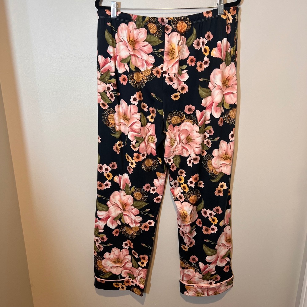 Room Service Ultra Soft Floral 2 Piece Pajamas Set Shirt Pants Winter Cozy XXL - Picture 16 of 16